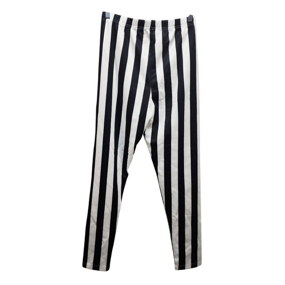 Womens Black & White Striped Two-Piece Set - Jacket & Pants Size L - Picture 5 of 6